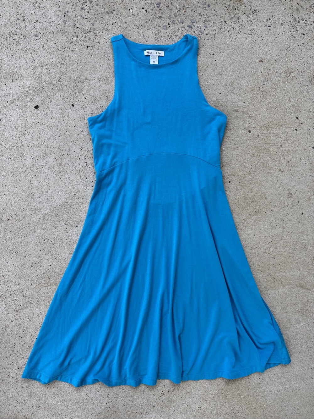 Athleta Santorini Thera Dress In Aqua/Sky Blue Size XS - Picture 2 of 11